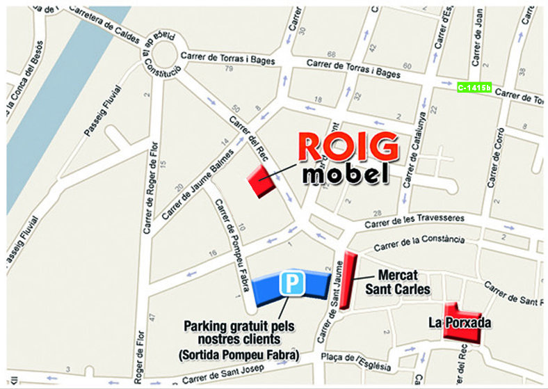 Mapa de situación · Muebles Joan Roig